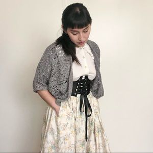 Topshop chunky knit cardigan - sage green